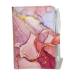 Budget Planner Motif à Marbre A5 - Rose