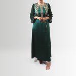 ROBE CAFTAN HIZIA - Vert