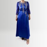 ROBE CAFTAN HIZIA - Bleu