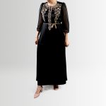 ROBE CAFTAN HIZIA - Noir